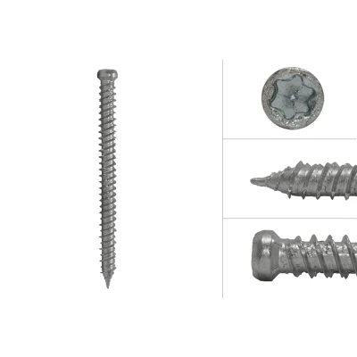 Afbeelding van Kozijnschroef Cilinderkop Verzinkt 7.5x92mm afname per 100 stuks