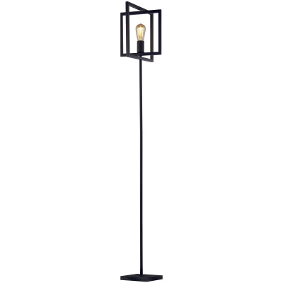 Afbeelding van Vloerlamp Squares, zwart