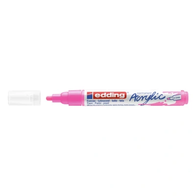 Image de Edding 5100 marqueur acrylique (2 3 mm ogive) rose fluorescent
