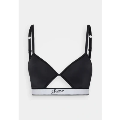 Afbeelding van Puma Women PEEK A BOO Triangle Triangel BH, Dames, Maat: XS, Black