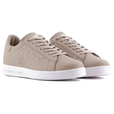 Afbeelding van EA7 Emporio Armani Sneakers laag, Heren, Maat: 42, Cobblestone/white Leer
