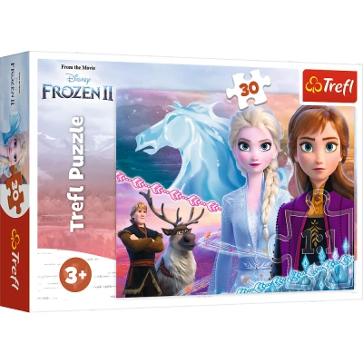 Afbeelding van Trefl, Puzzel, moed van de zusters, Disney Frozen 2, 30 stukjes, voor kinderen vanaf 3 jaar