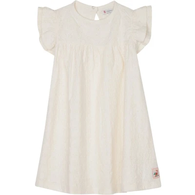 Afbeelding van Noppies Jurk Nanty Whisper White Maat 98