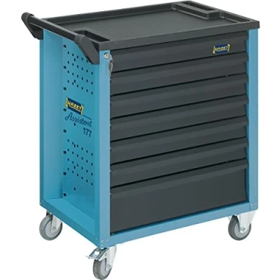Afbeelding van Hazet 177 7 Werkplaatswagen Plaatstaal Kleur (specifiek): Grijs, Blauw