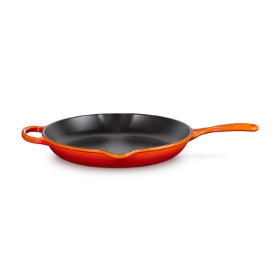 Afbeelding van Le Creuset Skillet Signature 30cm Oranjerood Gietijzer