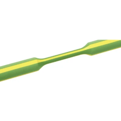 Afbeelding van HellermannTyton 319 00607 Krimpkous zonder lijm Groen, Geel 6 mm 2 Krimpverhouding:3:1 1 m