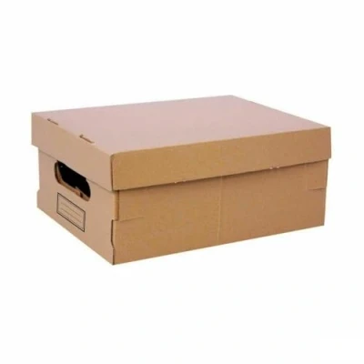 Afbeelding van Opbergbak met Deksel Confortime Karton 30 x 22,5 12,5 cm (12 Stuks)