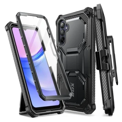 Afbeelding van IBLSN ArmorBox Supcase hoesje voor Samsung Galaxy A15 4G / 5G Zwart