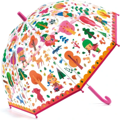 Afbeelding van Djeco kinderparaplu in het bos