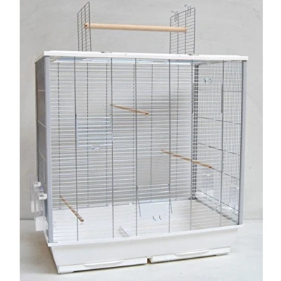 Afbeelding van Vogelkooi Fiona cabrio wit/chroom