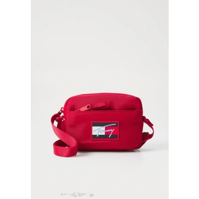 Afbeelding van Tommy Hilfiger Script FLAG Crossover BAG Unisex Schoudertas voor kinderen, Maat: One Size, Medium red
