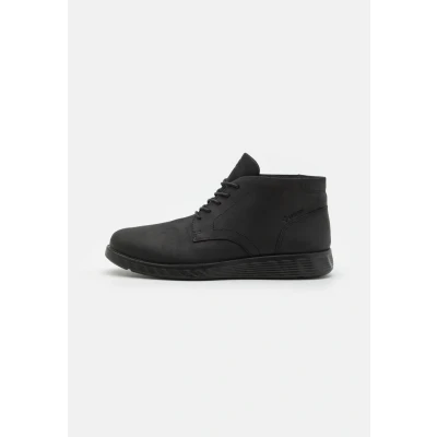Afbeelding van ECCO LITE Hybrid MID CUT Sportieve veterschoenen, Heren, Maat: 41, Black Nubukleer