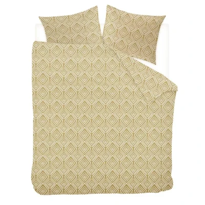 Afbeelding van Ivorlyn York Dekbedovertrek Tweepersoons 200x200/220 cm Gold