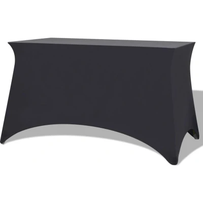 Afbeelding van Tafelhoes stretch antraciet 243x76x74 cm 2 st