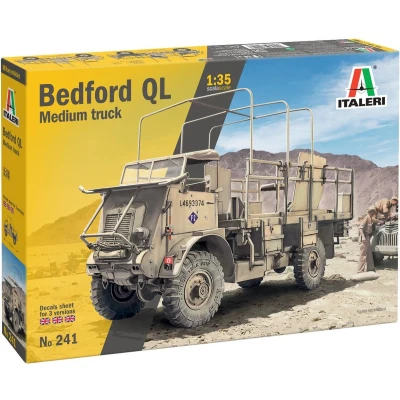 Afbeelding van 1:35 Italeri 0241 Bedford QL Medium Truck Plastic Modelbouwpakket