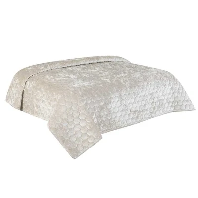 Afbeelding van Unique Living Bedsprei Peggy Dove White 240x280cm
