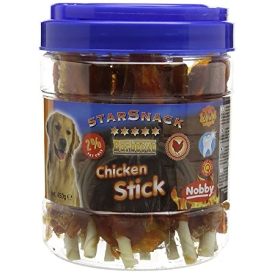 Afbeelding van Nobby Starsnack Barbecue Chicken Stick Jar 450 g