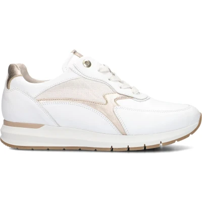 Afbeelding van Gabor 355 Sneakers Leren Sneaker Dames Wit Maat 35