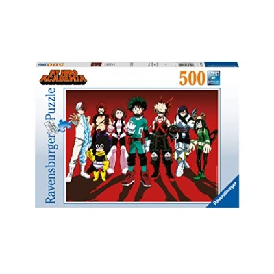 Afbeelding van Ravensburger puzzel voor Volwassenen 500 stukjes Superhelden / My Hero Academia en kinderen vanaf 12 jaar Premium 17532