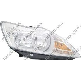 Afbeelding van PRASCO FD4264903 Koplampen rechts H7, H1 Chroom Met regelmotor voor LWR FORD: FOCUS 2, 2 Kombi, Cabriolet