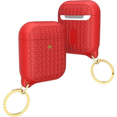 Afbeelding van Catalyst Keyring Case AirPods 1 / 2 Flame Red CATAPDKEYRED
