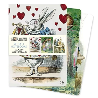 Afbeelding van Standard Notebook Collection Alice in Wonderland Set of 3 Notebooks