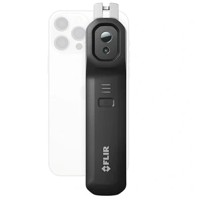 Image de FLIR EDGE Pro Caméra thermique sans fil Bluetooth pour smartphones, compatible avec tous les appareils iOS et Android, super résolution 320 x 240 (IR natif 160 120)