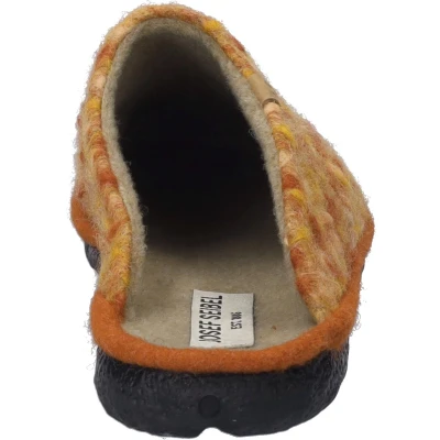 Afbeelding van Josef Seibel Lille 09 Pantoffels, Dames, Maat: 39, Orange multi Textiel