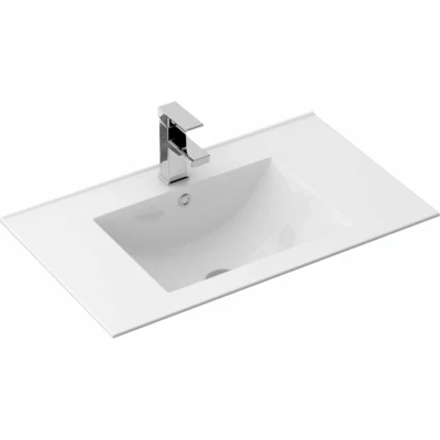 Afbeelding van REA Dafne Onderbouwwastafel Waskom 61.5 x 46.5 17 cm Glans Wit