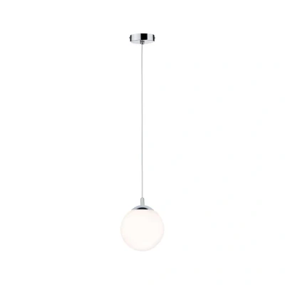 Afbeelding van Paulmann Globe Hanglamp Gesatineerd glas/Chroom Ø20cm