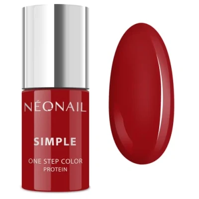 Afbeelding van Neonail 8058 7 nagellak, UV gel, 3 in 1, eenvoudige One Step kleurproteïne, 7,2 ml, rood