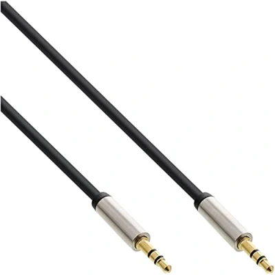 Afbeelding van Premium 3,5mm Jack stereo audio slim kabel 5 meter