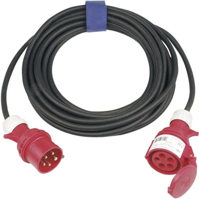 Afbeelding van SIROX 363.410 Stroom Verlengkabel 16 A Zwart 10.00 m H07RN F 5G 2,5 mm²