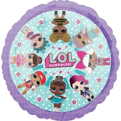 Afbeelding van Helium ballon LOL Surprise Paars 45cm per stuk