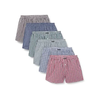 Image de Lower East Boxer américain pour homme en 100% coton : lot de nombreuses couleurs, multicolore, 4XL