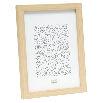 Afbeelding van Deknudt Smalle kader in naturel hout 15x20 S43AH1