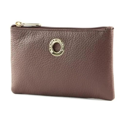 Afbeelding van MANDARINA DUCK Leren Utensil zak Mellow Leather Pouch Balsamic Bruine
