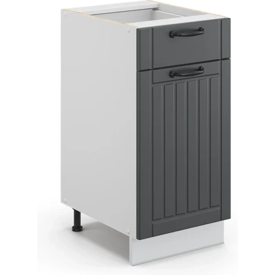 Afbeelding van Vicco Halfhoge kast Fame Line, Antraciet/Wit, 40 x 81.6 cm zonder werkblad