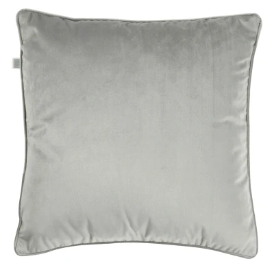 Afbeelding van Dutch Decor FINN Kussenhoes 45x45 cm velvet effen kleur Micro Chip lichtgrijs