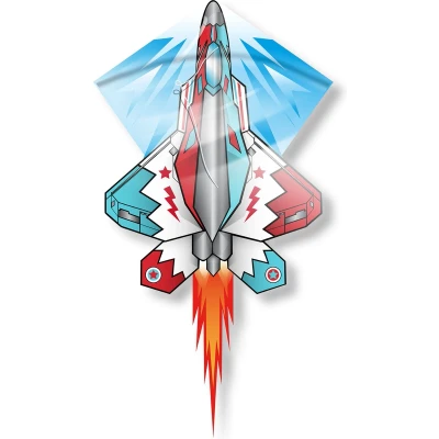 Afbeelding van Kites Ready 2 Fly Pop up Nylon Vlieger Vliegtuig