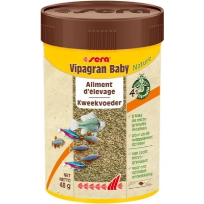 Afbeelding van Sera Vipagran Baby nature 100ml vissenvoer