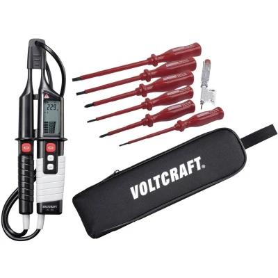 Afbeelding van VOLTCRAFT VC 65 Tweepolige spanningstester CAT III 1000 V, IV 600 V LCD, Akoestisch, LED