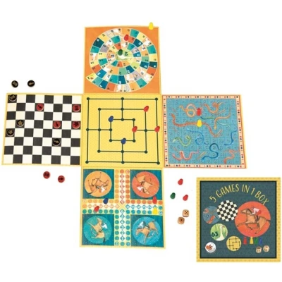 Afbeelding van Egmont Toys 5 Spellen in 1 Doos