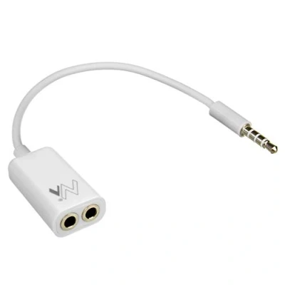 Image de Maclean mctv 580 adaptateur splitter 3,5 mm câble casque et microphone