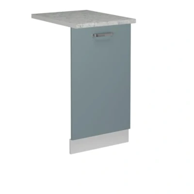 Afbeelding van Vicco R Line Vaatwasser deksel 45 cm , WB Marmer Blauw grijs