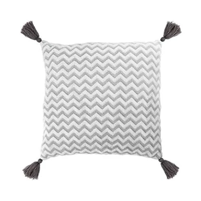 Afbeelding van Kussen Zig zag (40 X 40 cm) 119635 Kleur Marineblauw