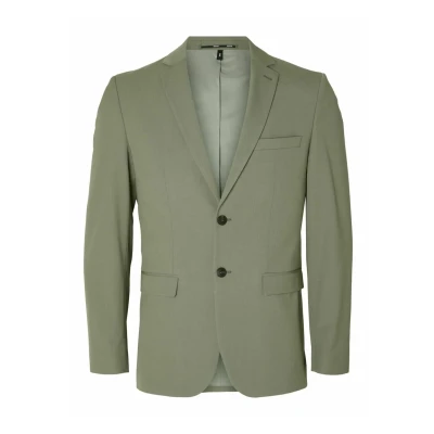 Afbeelding van Selected Homme Blazer, Heren, Maat: 46, Vetiver