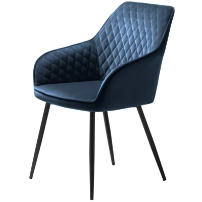 Afbeelding van Hygge Interiors Miltona Armstoel Velvet Blauw