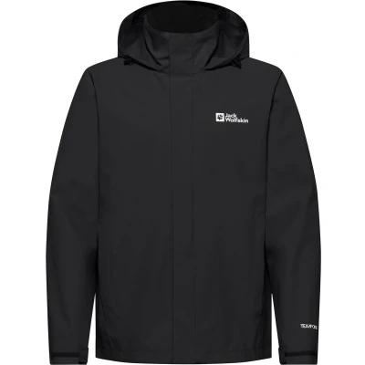Afbeelding van Jack Wolfskin Trailtime Regenjas, Heren, Maat: 3XL, Black