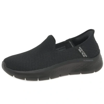 Afbeelding van Skechers Performance GO WALK FLEX SLIP IN Sportieve wandelschoenen, Dames, Maat: 37.5, Black Textiel